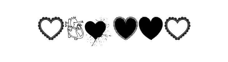 Hearts Salad  Free Fonts Download
