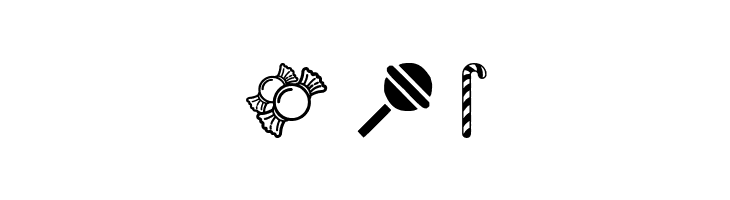 Candy icons  Free Fonts Download