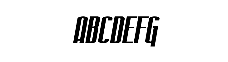 SF Iron Gothic Extended Oblique  Free Fonts Download