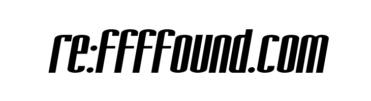 SF Iron Gothic Extended Oblique  Free Fonts Download