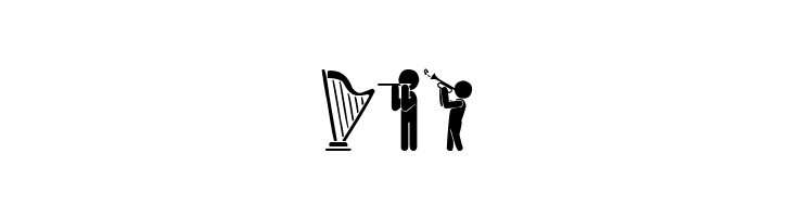 Orchestra Icons  Free Fonts Download
