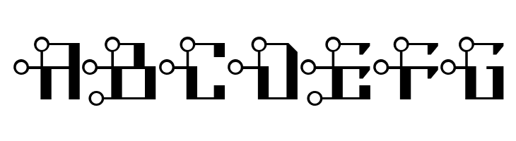 Circuit Bored NF  Free Fonts Download