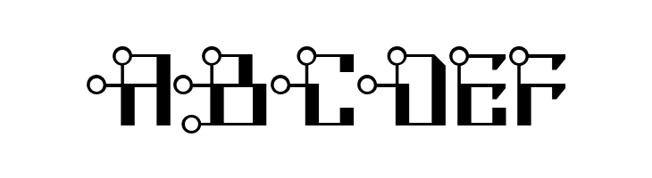 Circuit Bored NF  Free Fonts Download