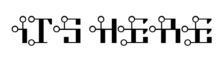 Circuit Bored NF  Free Fonts Download