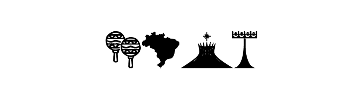 Brasil Icons  Free Fonts Download