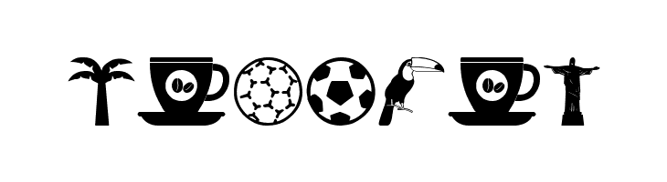 Brasil Icons  Free Fonts Download