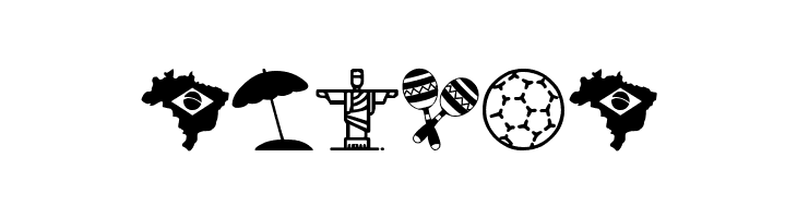 Brasil Icons  Free Fonts Download