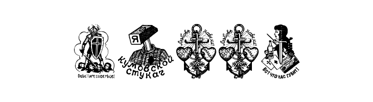Russian Criminal Tattoos  Free Fonts Download