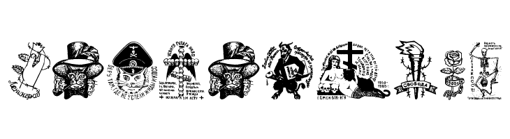 Russian Criminal Tattoos  Free Fonts Download