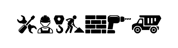 Construction Icons  Free Fonts Download
