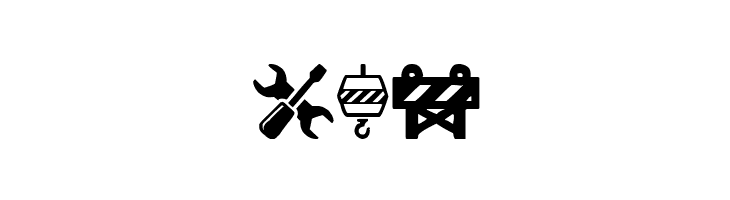 Construction Icons  Free Fonts Download