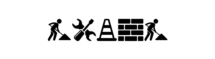 Construction Icons  Free Fonts Download