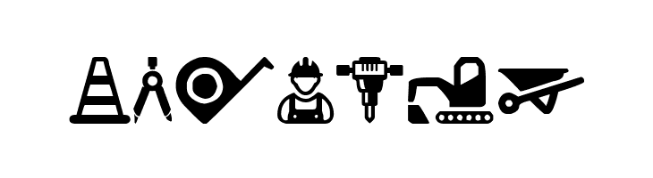 Construction Icons  Free Fonts Download