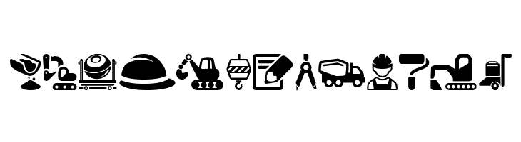 Construction Icons  Free Fonts Download