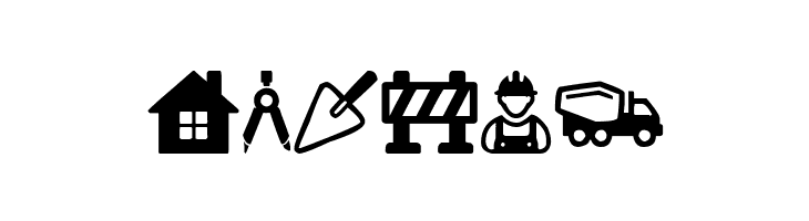 Construction Icons  Free Fonts Download