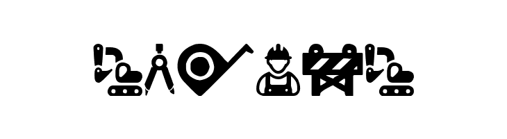 Construction Icons  Free Fonts Download