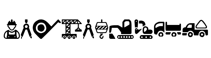 Construction Icons  Free Fonts Download