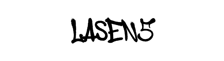 LASEN5 Graffiti City Font