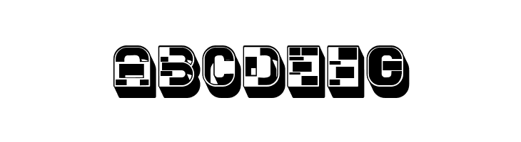 Prague 3D Regular  Free Fonts Download