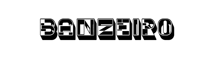 Prague 3D Regular  Free Fonts Download