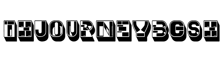 Prague 3D Regular  Free Fonts Download