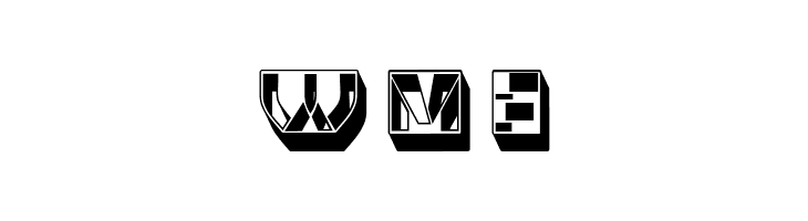 Prague 3D Regular  Free Fonts Download