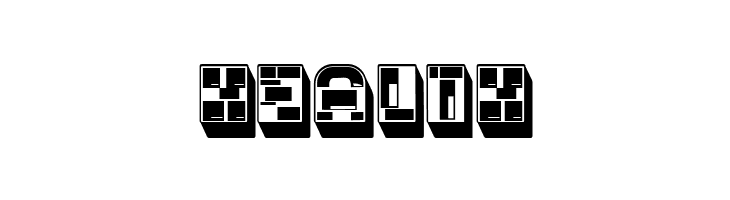 Prague 3D Regular  Free Fonts Download