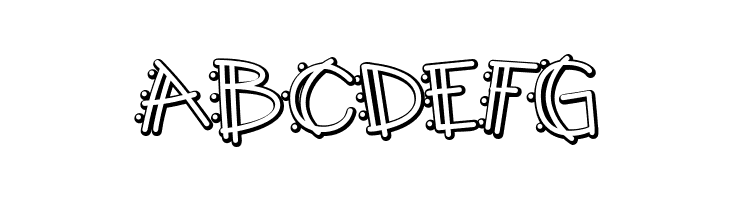 Y2K PopMuzik Outline AOE  Free Fonts Download