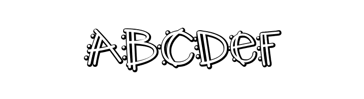 Y2K PopMuzik Outline AOE  Free Fonts Download