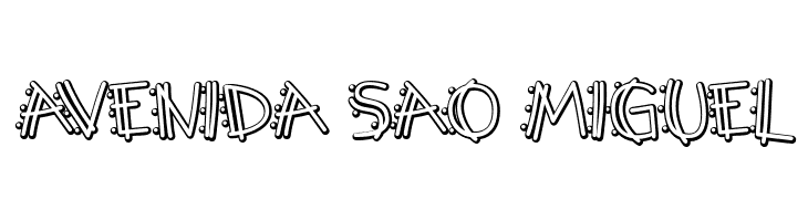 Y2K PopMuzik Outline AOE  Free Fonts Download