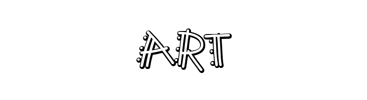 Y2K PopMuzik Outline AOE  Free Fonts Download