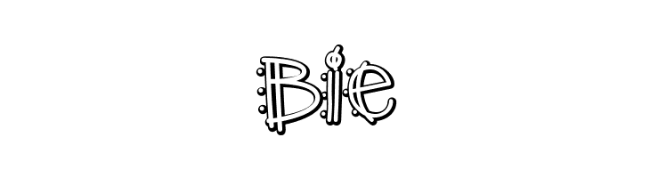 Y2K PopMuzik Outline AOE  Free Fonts Download