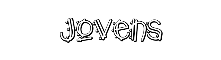 Y2K PopMuzik Outline AOE  Free Fonts Download