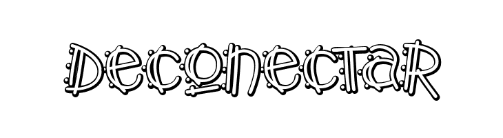 Y2K PopMuzik Outline AOE  Free Fonts Download