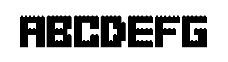 Clicky Bricks 2 Regular  Free Fonts Download