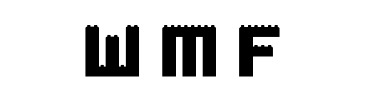 Clicky Bricks 2 Regular  Free Fonts Download