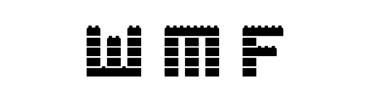 Clicky Bricks 2 Outlines Regular  Free Fonts Download
