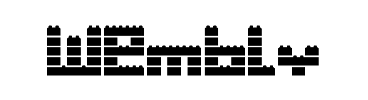 Clicky Bricks 2 Outlines Regular  Free Fonts Download