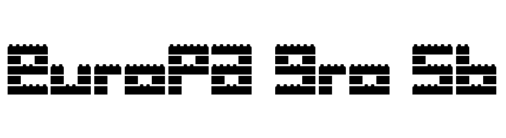 Clicky Bricks 2 Outlines Regular  Free Fonts Download