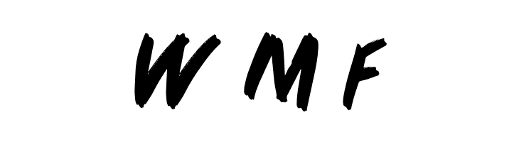 PEUNABRUSH-Regular  Free Fonts Download