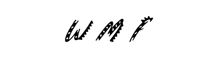 Sneaky Crocodile  Free Fonts Download