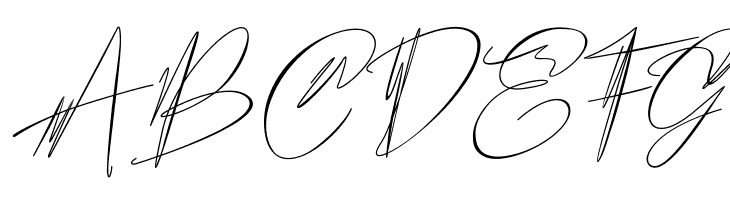 Hantoria Signature NoLigature  Free Fonts Download