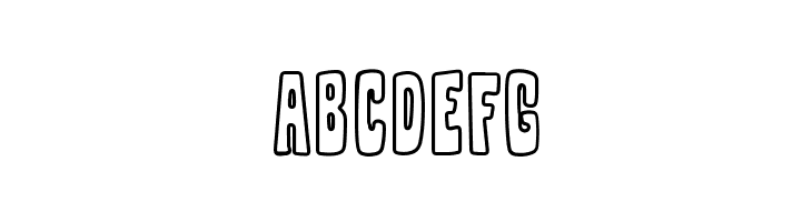 Franky Outline  Free Fonts Download