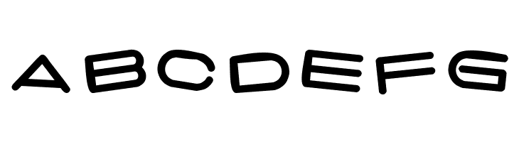 7 days fat rotated  Free Fonts Download