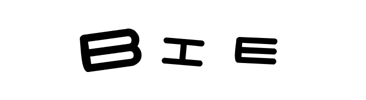 7 days fat rotated  Free Fonts Download
