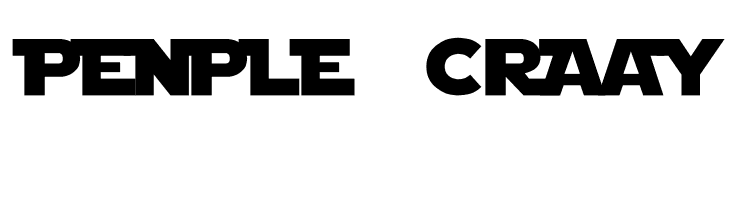 Star Jedi Logo DoubleLine2  Free Fonts Download