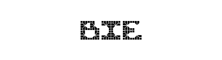 Knight Tiles Display Geometric Tiles  Free Fonts Download