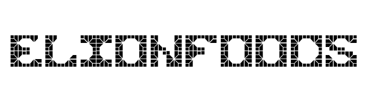 Knight Tiles Display Geometric Tiles  Free Fonts Download