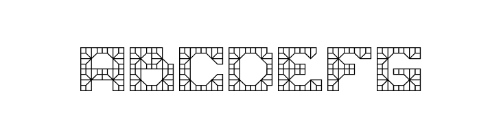 Knight Tiles Display Geometric Grout  Free Fonts Download