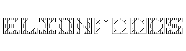 Knight Tiles Display Geometric Grout  Free Fonts Download